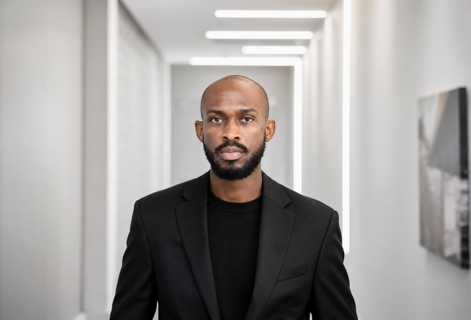Portrait of Jacques Balynce II, founder of Free Haiti